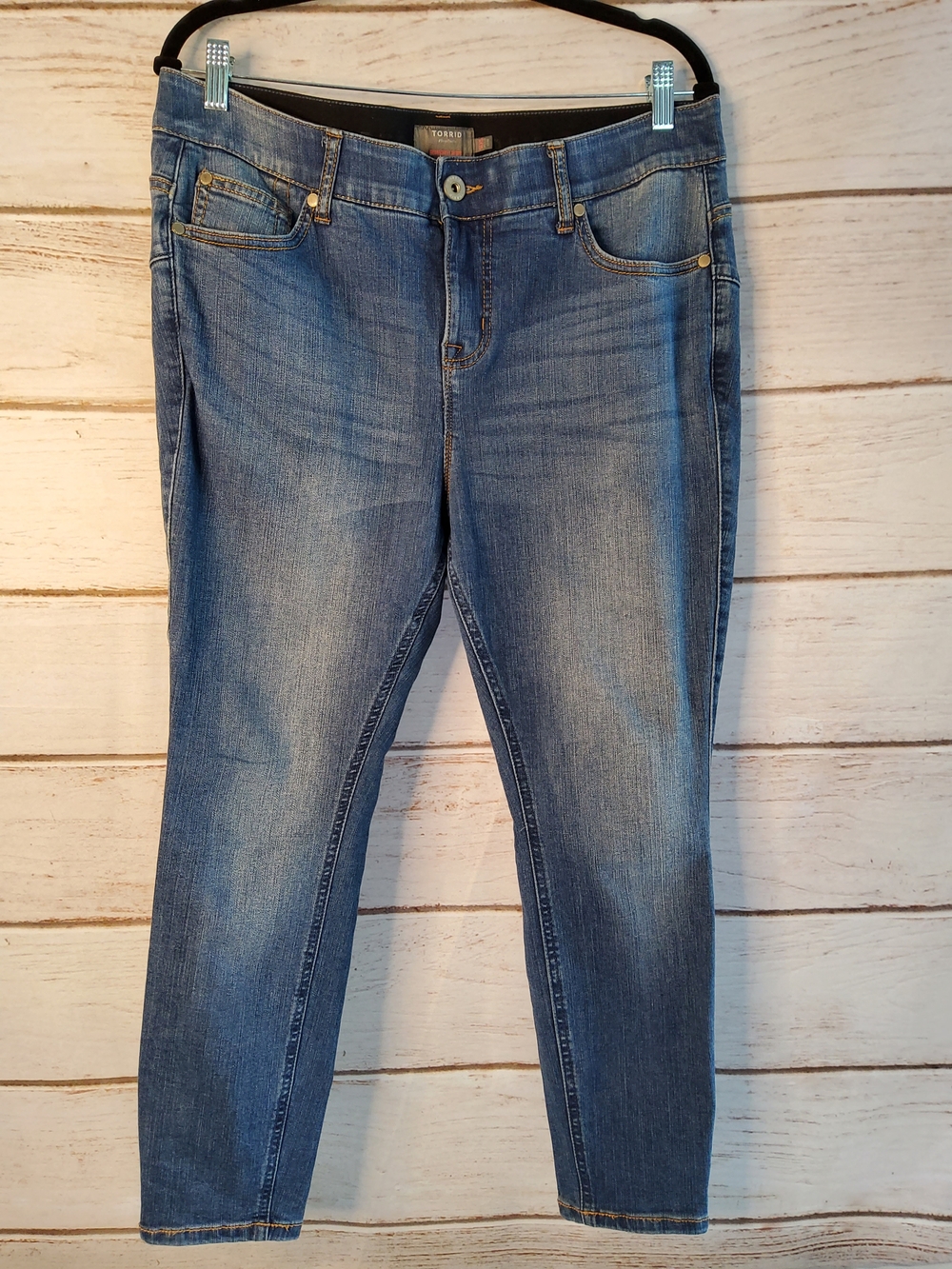 Torrid Women's Blue Stretch Skinny Jeans